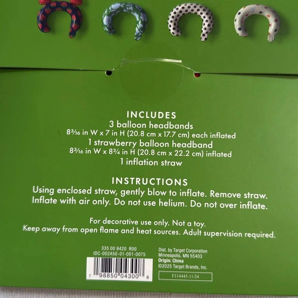 kate spade 4ct mylar
